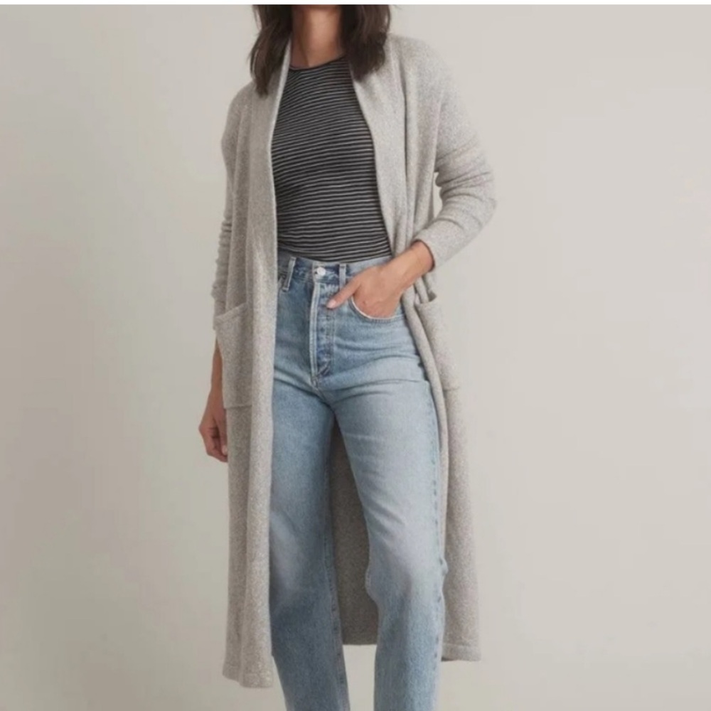 Marine Layer Gray Long Cardigan